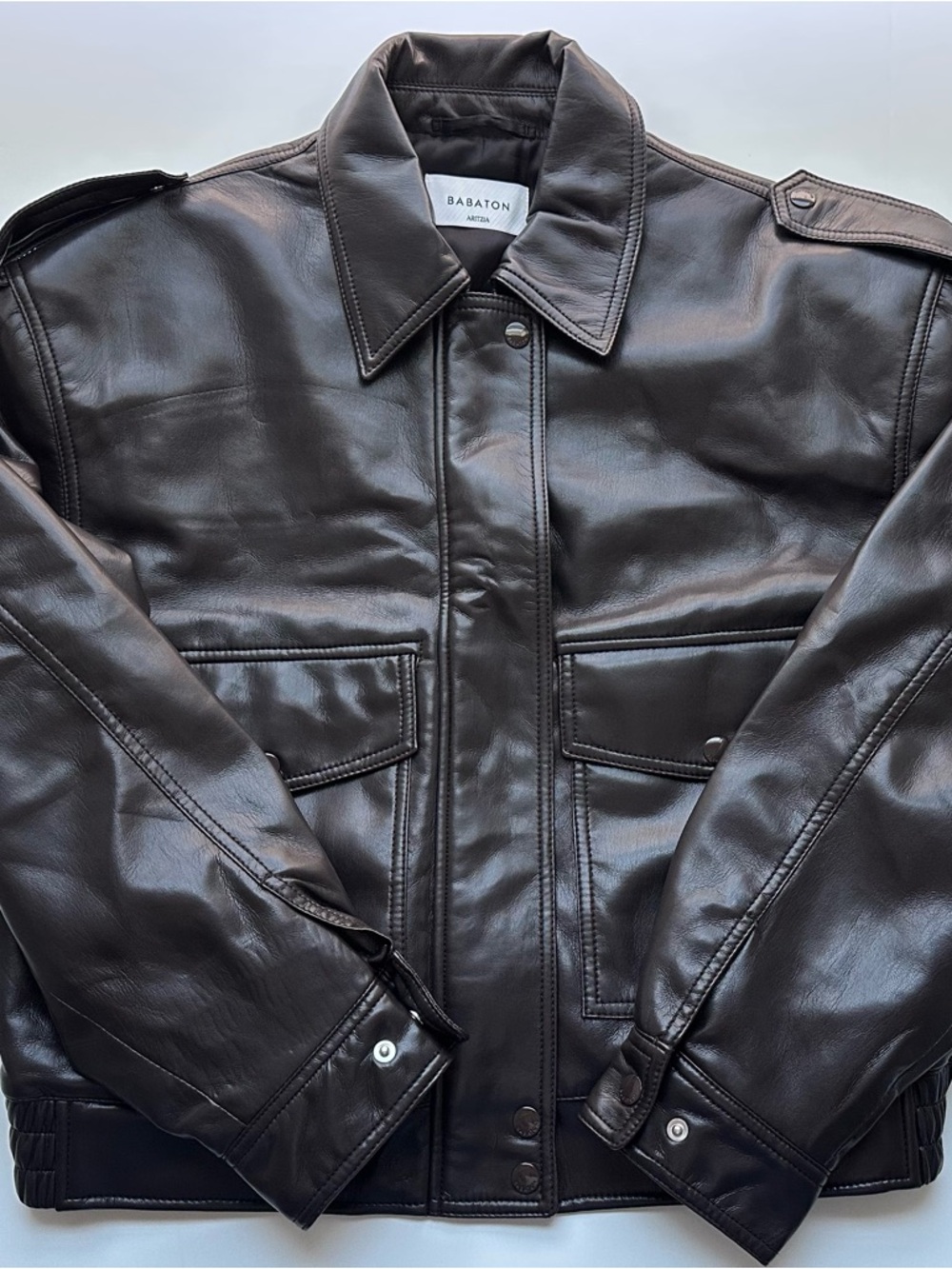 Babaton Aritizia UnReal Croft Jacket Brown